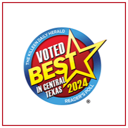 Voted Best in Central Texas 2024